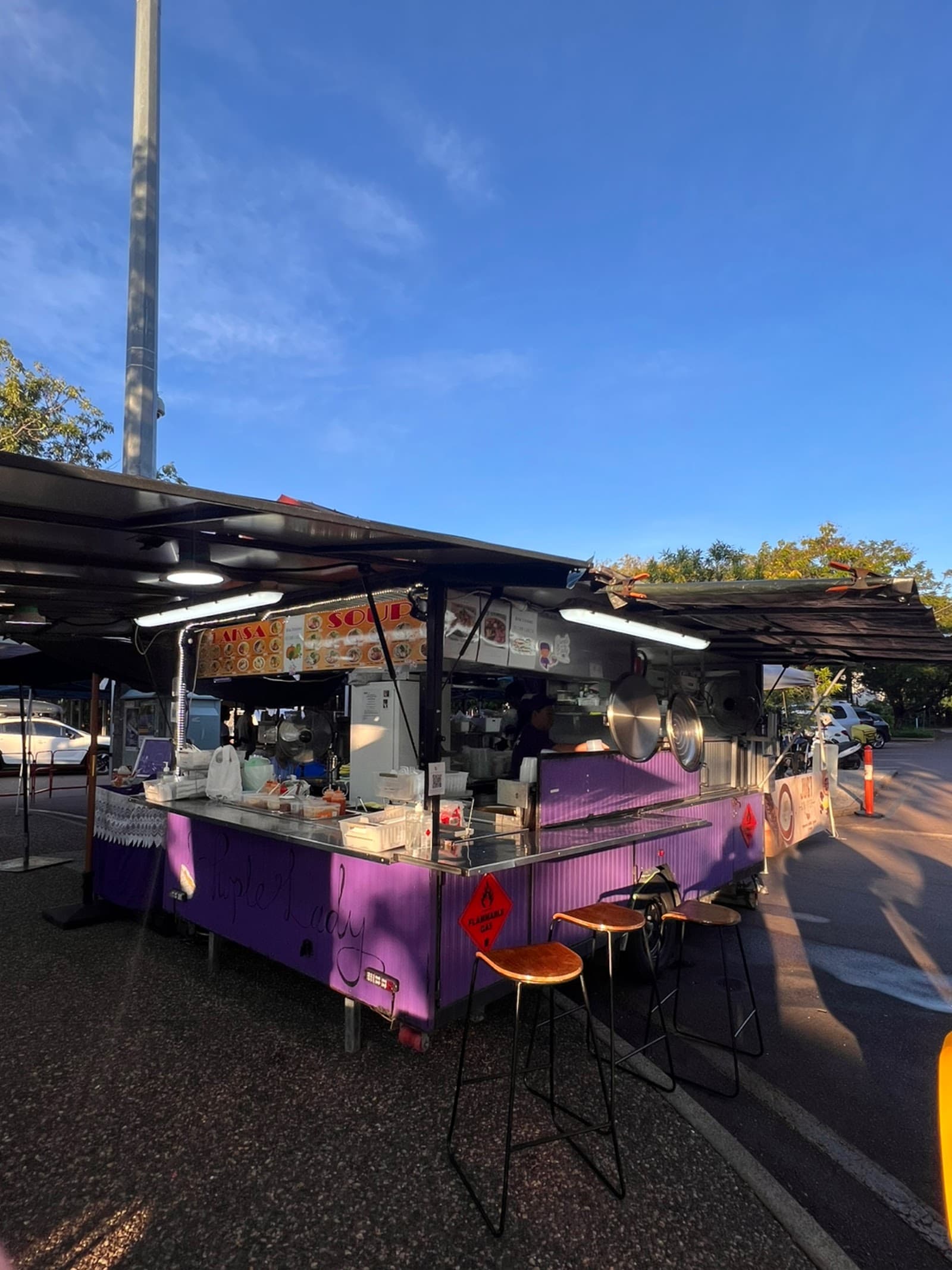 The Purple Lady Laksa and Soup — Parap, Darwin