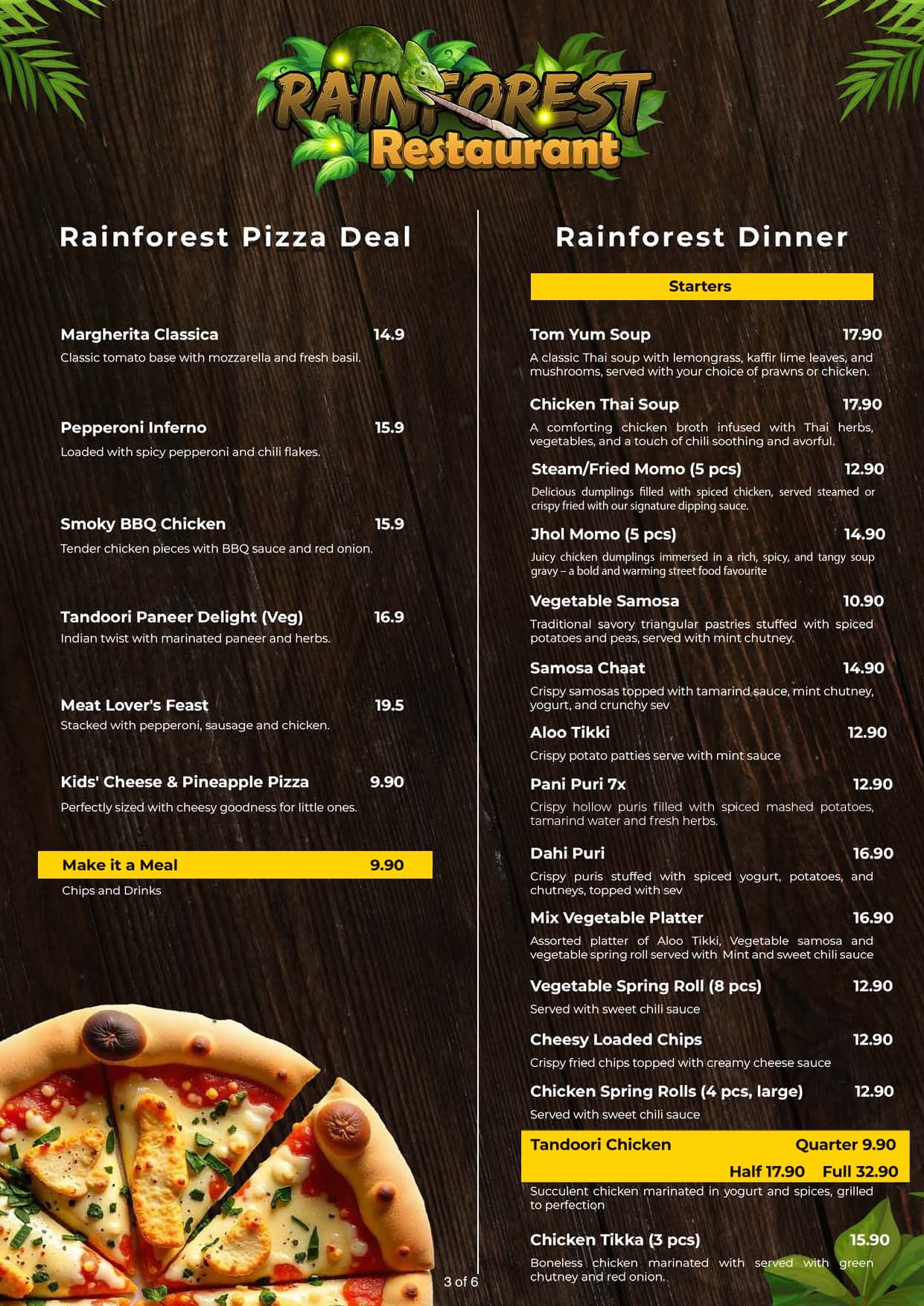 Rainforest Restaurant — Palmerston, Darwin