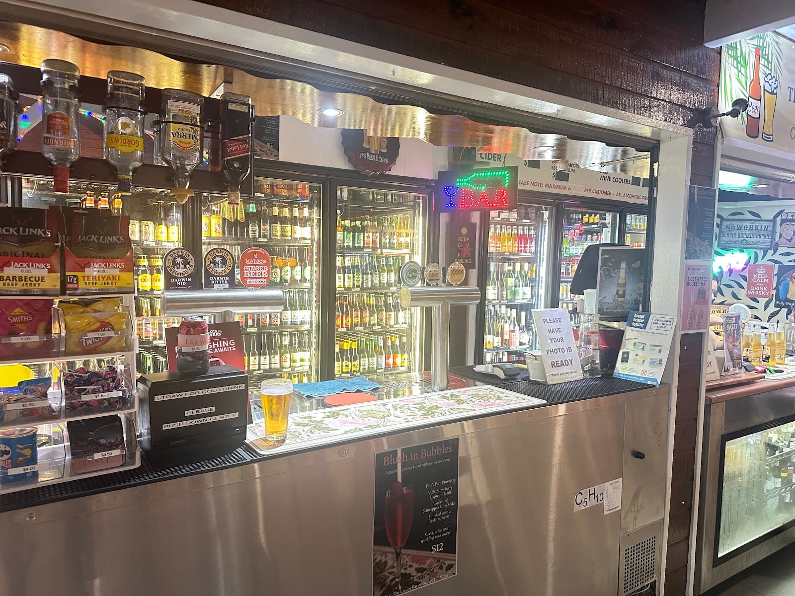 The liquor bar on stokes hill wharf — Waterfront, Darwin