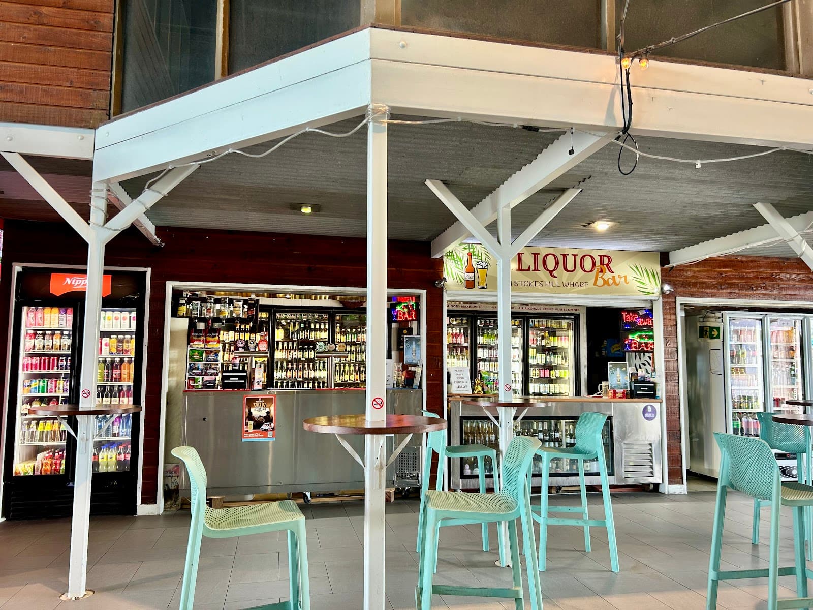 The liquor bar on stokes hill wharf — Darwin City, Darwin