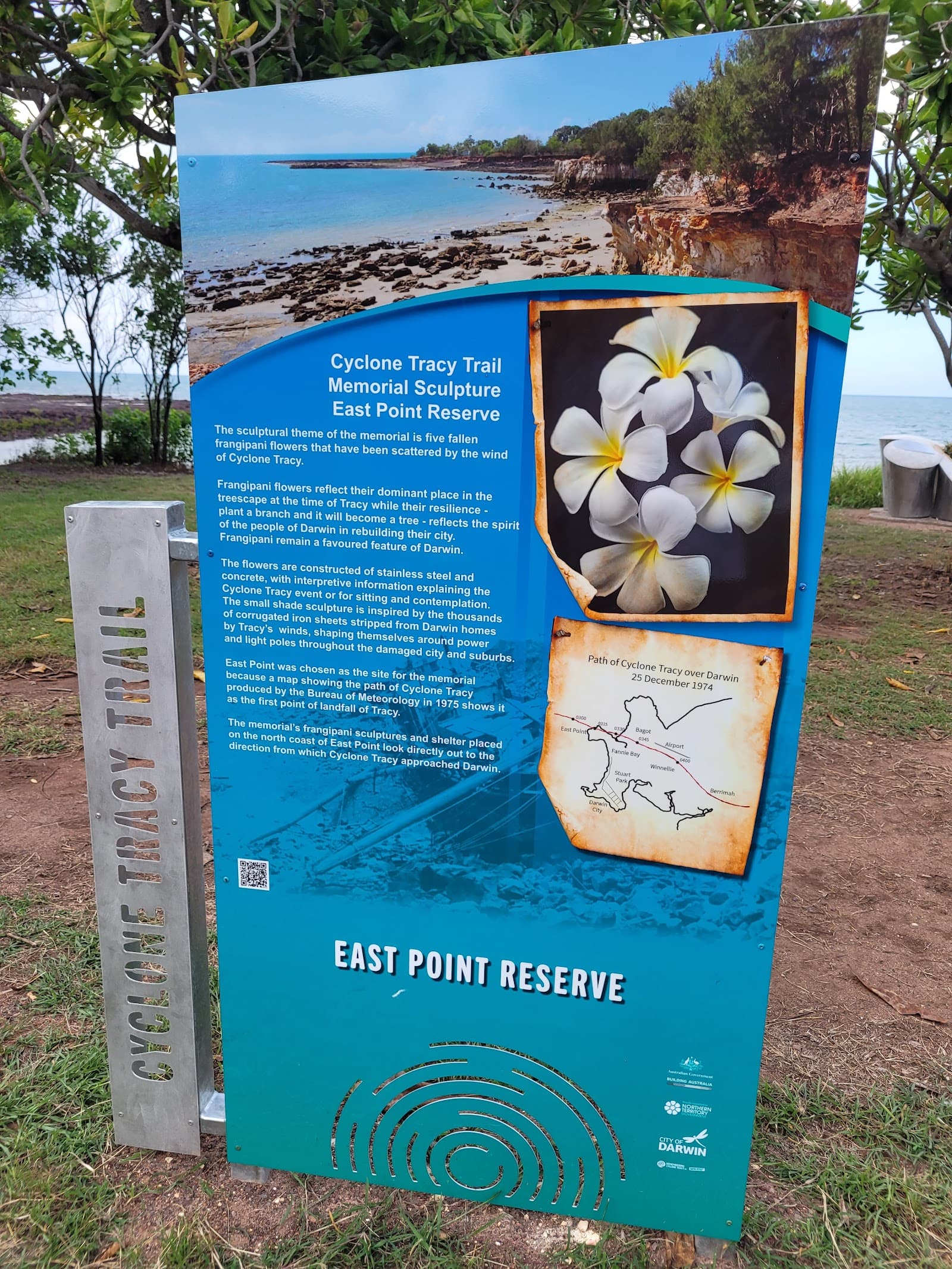 Cyclone Tracy Trail Memorial Sculpture — Mindil Beach, Darwin