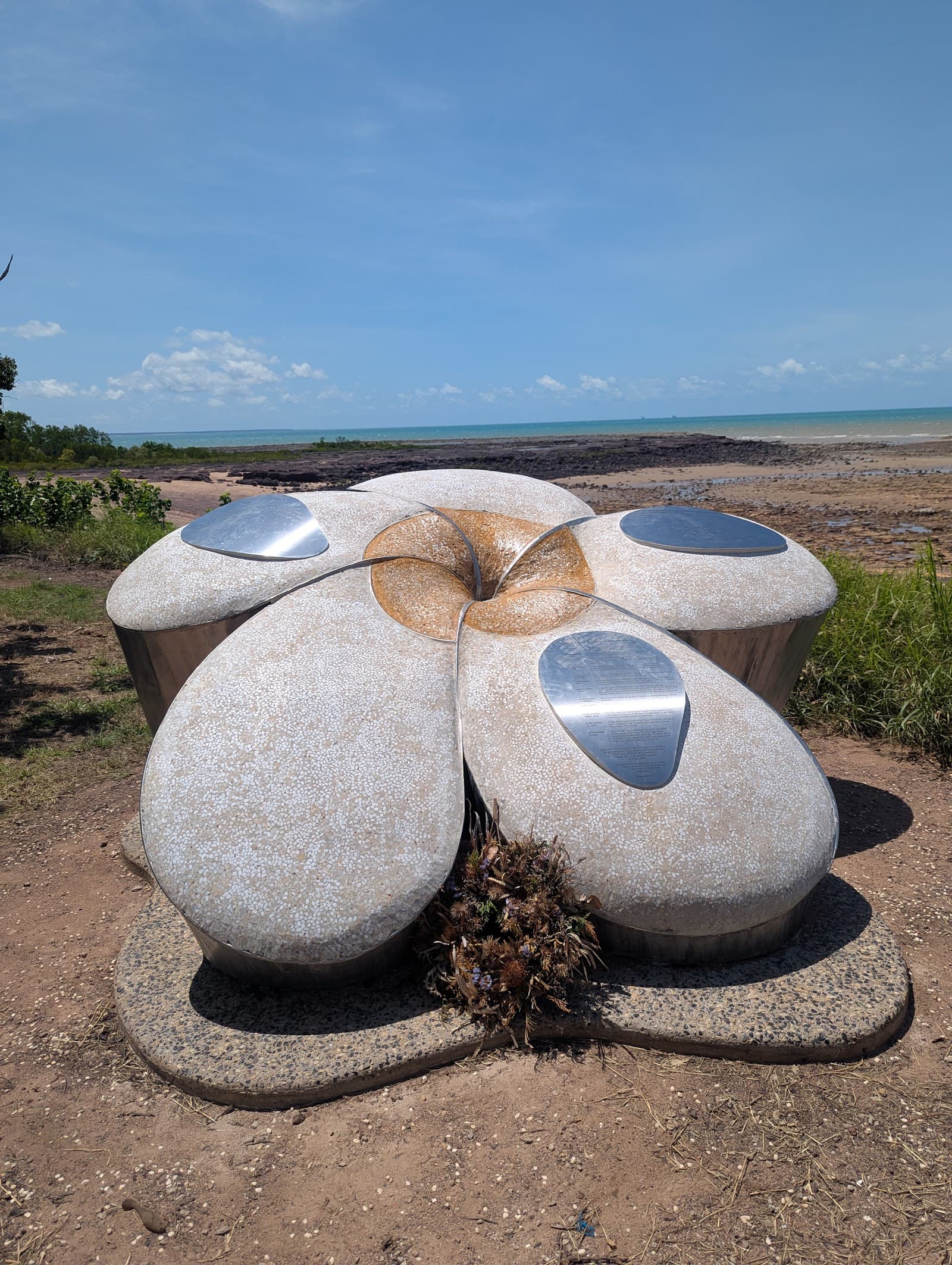 Cyclone Tracy Trail Memorial Sculpture — Mindil Beach, Darwin