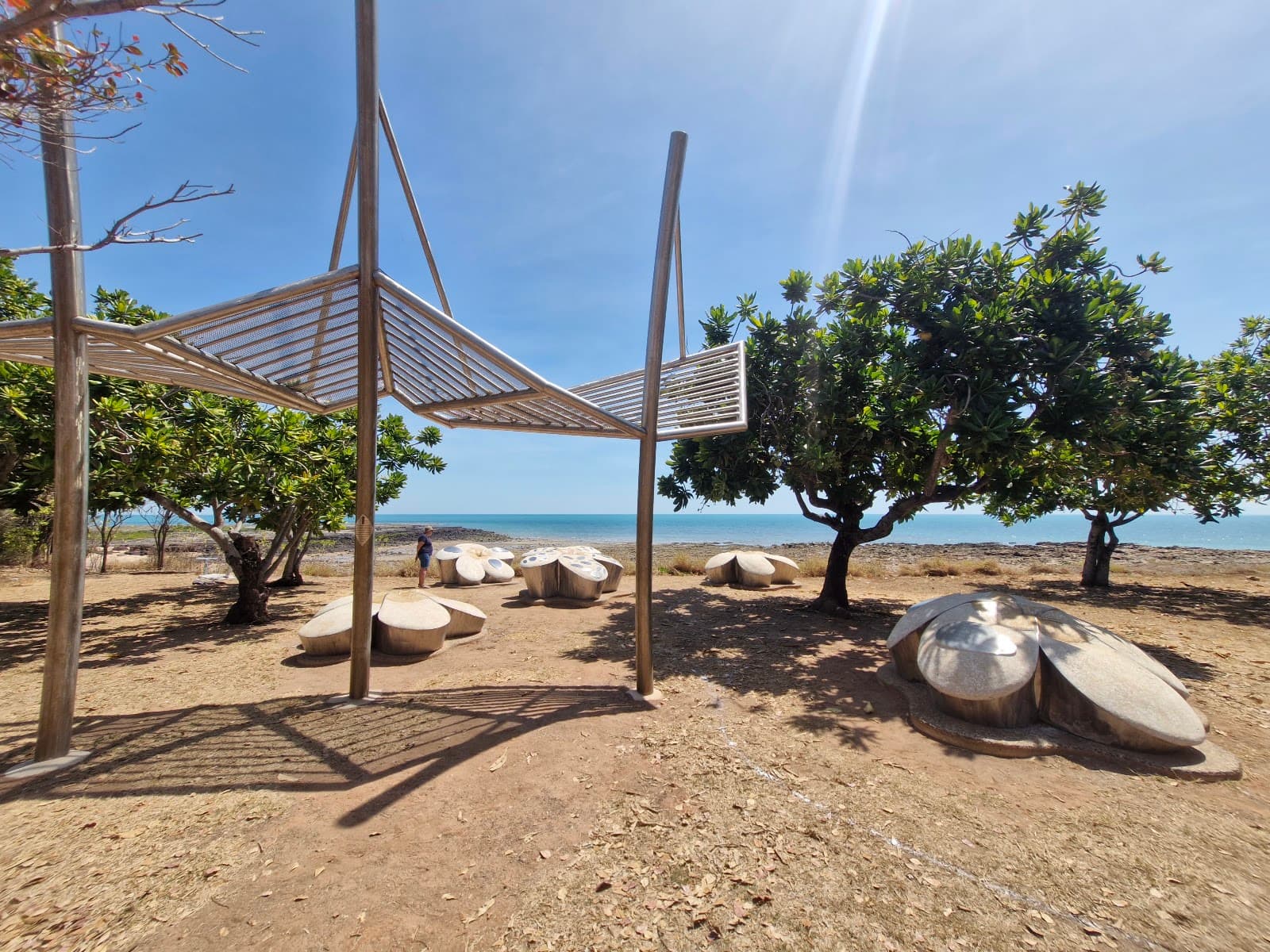 Cyclone Tracy Trail Memorial Sculpture — Mindil Beach, Darwin