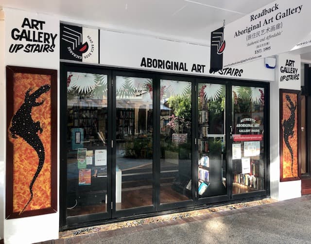 Readback Books & Aboriginal Art Gallery — Mindil Beach, Darwin